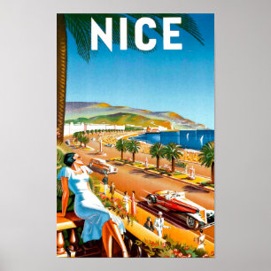 Nice Frankrijk Reisposter Poster