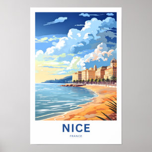 Nice Frankrijk Reisposter Poster