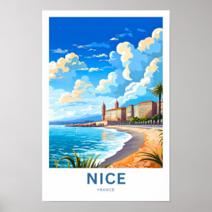 Nice Frankrijk Reisprint Poster