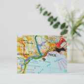 Nice, Frans Riviera, Frankrijk Briefkaart (Staand voorkant)