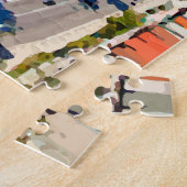 Nice, Franse kustlijn Waterverf Legpuzzel (Zijkant)