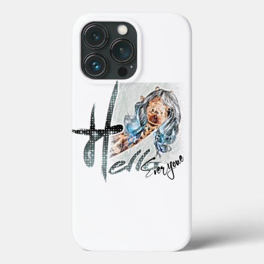 Nice girafe drôle iPhone / coque ipad (Verso)