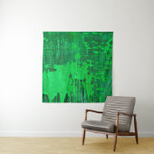 Nice groen oud oppervlak met verfdruppelstructuur  wandkleed (In situ)