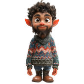 Nice Guy Kerst Elf Keramisch Ornament