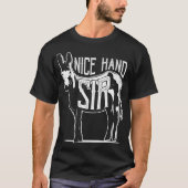 Nice Hand Sir Donkey Poker Funny Gambling Design  T-shirt (Voorkant)