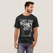 Nice Hand Sir Donkey Poker Funny Gambling Design  T-shirt (Voorkant volledig)