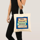 Nice Jewish Books podcast logo sac fourre-tout (Devant (produit))