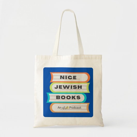 Nice Jewish Books podcast logo sac fourre-tout (Devant)