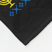 Nice Jewish Girl Ugly Happy Hanukkah Sweater Chanu Fleece Deken (Hoek)