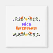 Nice Lettuce Best Chirps Hockey Magnet (Devant)