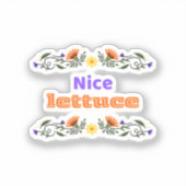 Nice Lettuce Best Chirps Hockey Sticker (Recto)