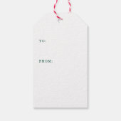 NICE-LIJST GOEDGEKEURD + Foto kerstfeestdag cadeau Cadeaulabel (Achterkant)