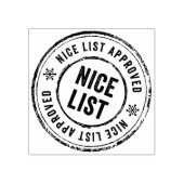 NICE Lijst Goedgekeurde Schattigee Kerstvakantie Rubberstempel (Afrduk)