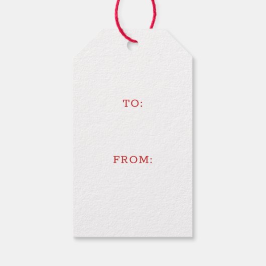 NICE LIST Santa Holiday Gift Labels Cadeaulabel (Achterkant)