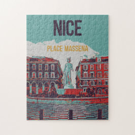 Nice Massena Square afbeelding Frankrijk Legpuzzel