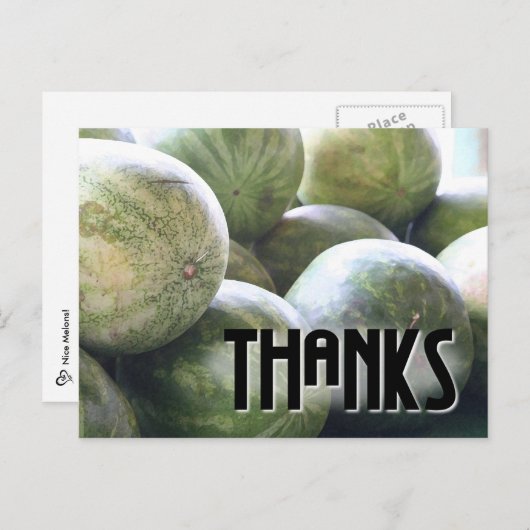Nice Melons ! Carte postale (Devant / Derrière)
