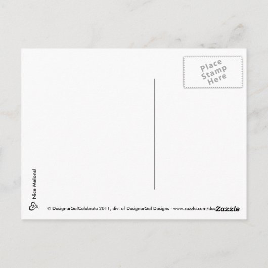 Nice Melons ! Carte postale (Dos)