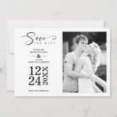 Nice Modern Romantic Wedding Couple Photo (Voorkant)