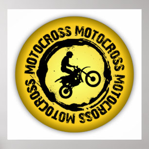 Nice Motocross Seal 1 Poster
