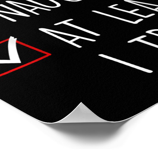 Nice Naughty At Least I Tried Christmas Family Mat Poster (Hoek)