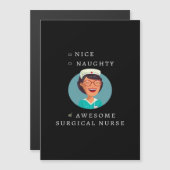 Nice Naughty Awesome Surgical Nurse (Voorkant / Achterkant)
