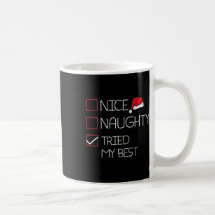 Nice Naughty heeft mijn beste kerstpajama Funny ge Koffiemok