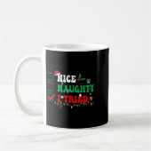 Nice Naughty I Tried Matching Christmas Funny Fami Koffiemok (Links)