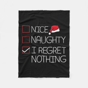 Nice Naughty Ik betreur het dat er niets is met Ke Fleece Deken