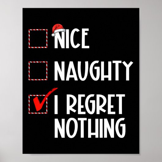 Nice Naughty, ik betreur het dat er niets is van k Poster (Voorkant)