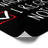 Nice Naughty, ik betreur het dat er niets is van k Poster (Hoek)