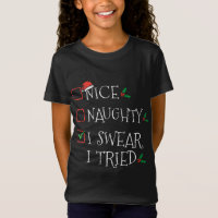 Nice Naughty, ik zweer dat ik een grappige kerstli