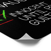 Nice Naughty Innocent tot bewezen Guilty Christma Poster (Hoek)