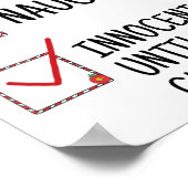 Nice Naughty Innocent tot bewezen Guilty Christma Poster (Hoek)