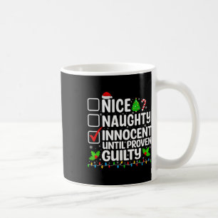 Nice Naughty Innocent tot bewezen Guilty Funny Ch Koffiemok
