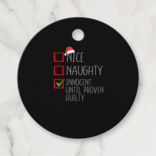 Nice Naughty Innocent Until Proven Bedankjes Labels (Voorkant)