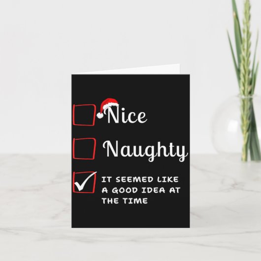 Nice Naughty It Seemed Like A Good Idea At The Tim Kaart (Voorkant)