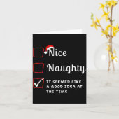 Nice Naughty It Seemed Like A Good Idea At The Tim Kaart (Gele Bloem)