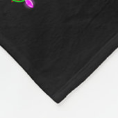 Nice Naughty Left Unsupervised Christmas List Funn Fleece Deken (Hoek)