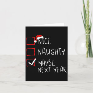 Nice Naughty, misschien wel volgende jaarlijst ker Kaart