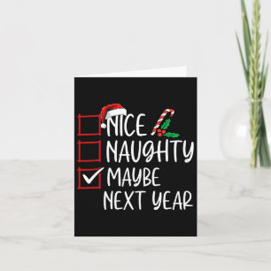 Nice Naughty, misschien wel volgende jaarlijst ker Kaart