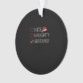 Nice Naughty Seriously Christmas Modern Style (devant)
