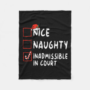 Nice ontoelaatbaar in kerstlijst van het Hof Fleece Deken