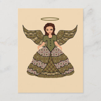 Nice Patchwork Angel Kaart