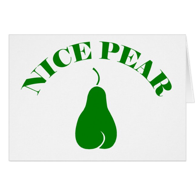 NICE PEAR (Voorkant Horizontaal)