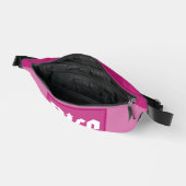 Nice Pink Box Typography Fanny Pack (Ouvrir)