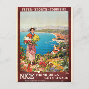  Nice Reine Cote D'Azur Briefkaart