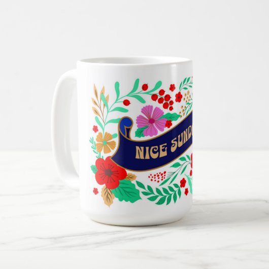 NICE SUNDAY MUG (Devant gauche)