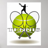 Nice Tennis Insignia Poster (Voorkant)