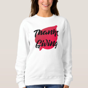Nice Texte Thanksgiving Typographie sur Sweat - sh