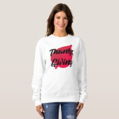 Nice Texte Thanksgiving Typographie sur Sweat - sh (Devant entier)